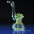 Glass Fumed estilo Sherlock Bubbler para el humo con fumador (ES-HP-063)
